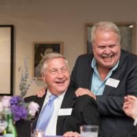 Guests having a good time at the event.